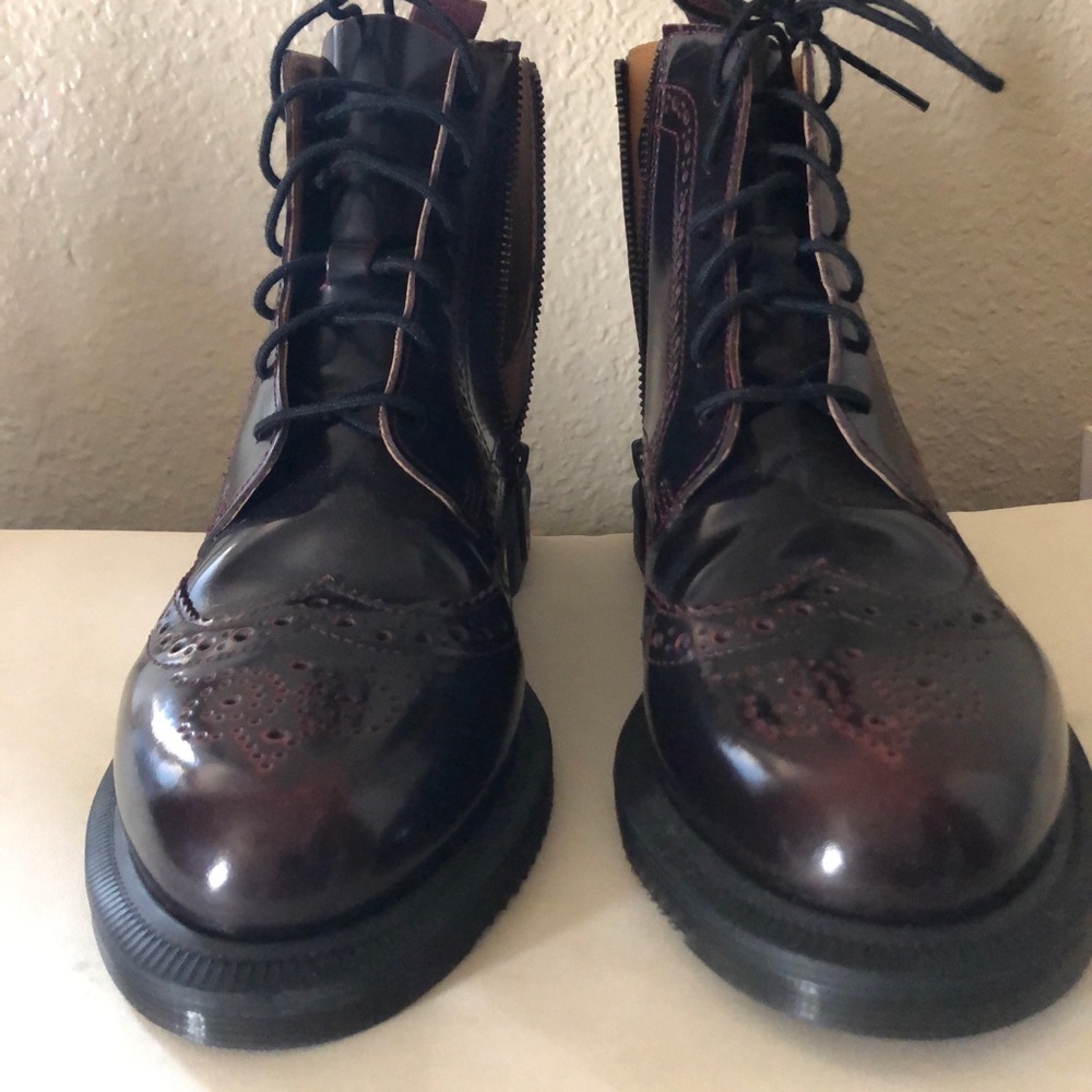 Dr.Martens Delphine UK 5 US 7 Cherry Red Arcadia